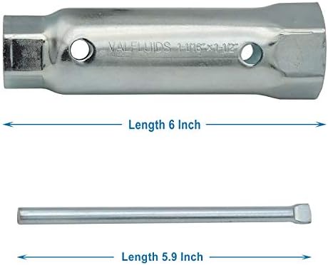 Инструмент за премахване торцевого ключ VALFLUIDS с шестоъгълни глави, За Ввинчиваемого елемент на Бойлера и Anodic прът