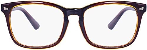 MAXJULI Сини Светозащитные Очила за Четене на компютър/Игри/телевизор/Телефони за Жени и Мъже (Черен Мат)