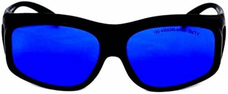 Jolooyo Една двойка лазерни защитни очила ЕП-16-9 Защитни Очила за Жълт лазер натриево-йонни лъчи 190нм-400нм и 560нм-640нм