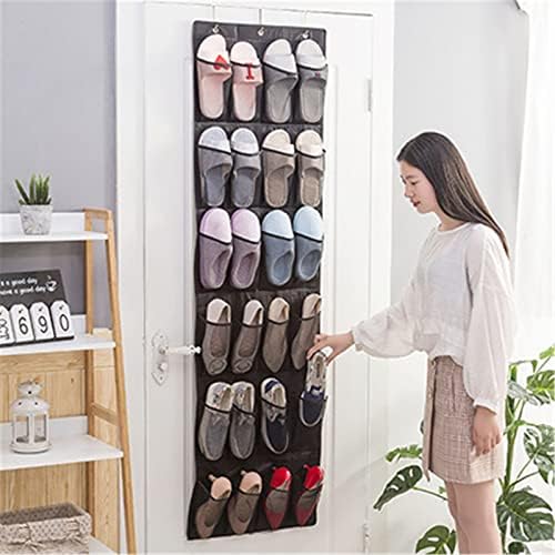 Teerwere Стенен шкаф Подвесная чанта за съхранение на 24 Мрежата на Вратата от нетъкан текстил Обувки Чорапи Подвесная чанта За съхранение