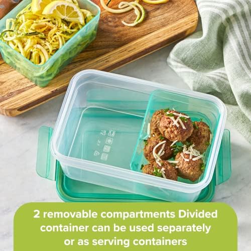 Snapware Meal Подготовка Пластмасов контейнер за съхранение на храна от 12 теми с капаци, 16 унции 8 грама, 4 унции, 2 унции и 4,6