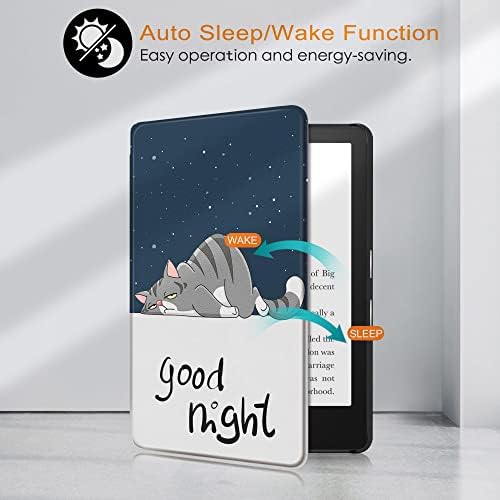 Калъф за изцяло нов Kindle 10-то поколение 2019 година на издаване - Здрав калъф с функция за автоматично събуждане /сън