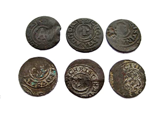 1700 няма Набор от Сребърни монети Solidus Рига (Лативия,Естония) 17 век солидус Продавачът Добър