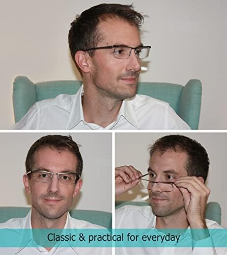 LUR 7 опаковки очила за четене без рамки + 3 опаковки очила за четене в полукръгла рамка (общо 10 двойки ридеров + 3,50)