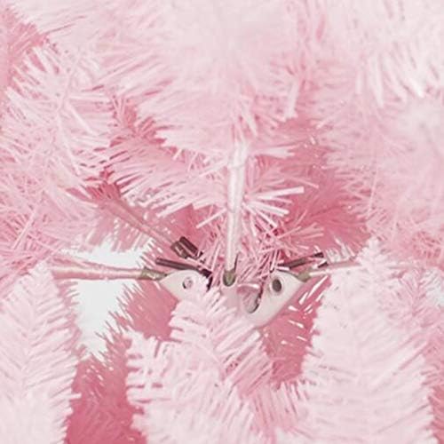 Изкуствена Коледна елха DANADESK Cherry Blossom, Романтична Подвесная Смърч, Борова Елха, Метална Поставка За Коледен Празничен декор (Цвят: