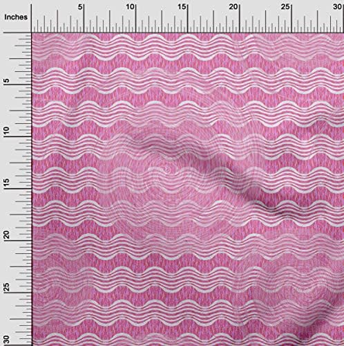 oneOone вискозный трикотаж розова кърпа на ивици, както и вълнообразна за капитониране на плат, плат за дрехи със собствените си