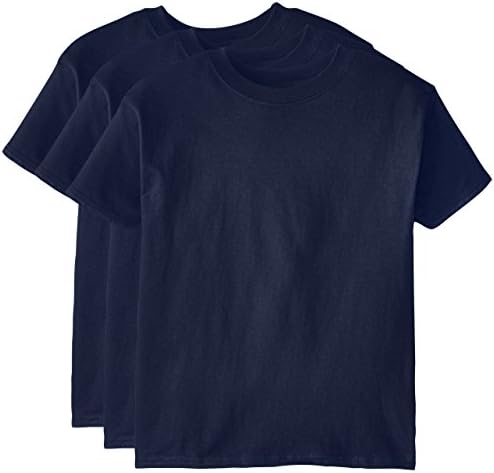 Месестата тениска Hanes Big Boys с къс ръкав, комплект от 3