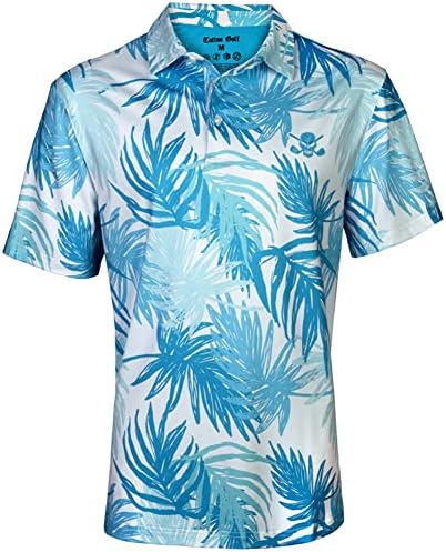 Мъжка риза за голф ProCool с Гавайским принтом TattooGolf