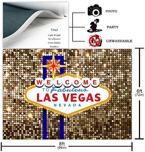 На фона на парти в Лас Вегас от Avezano за декорация рожден ден Добре дошли в Лас Вегас, Страхотно казино, Нощен Покер, Фон