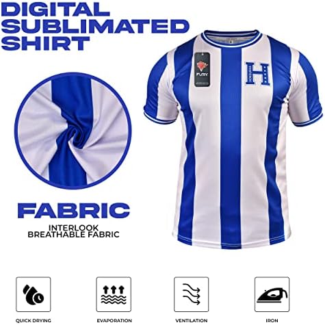 Футболна фланелка Fury Хондурас - Гондурасская Футболна тениска - Camiseta de Futbol Хондурас Джърси Hombres/ Мъже / Mujeres / Жени