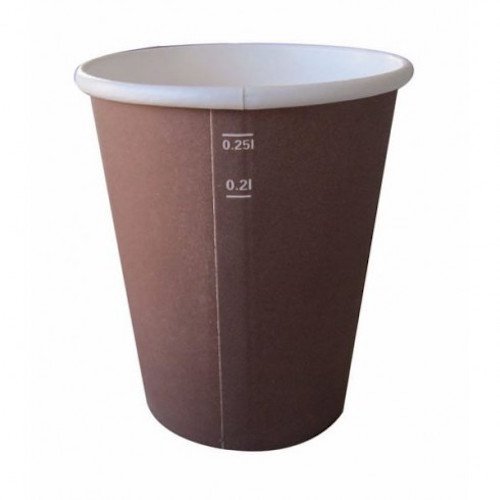 Хартиена Чаша за топла напитка PacknWood Brown, 10 унции. Капацитетът (пример 2000 г.)