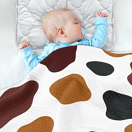 Пеленальное Одеяло, произведено от краве памук с абстрактен Модел за Бебета, Одеало за прием, Леко Меко Пеленальное Одеало за