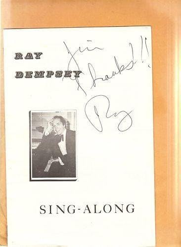 Рей Демпси -книга за подпевания с автограф - Списания MLB с автограф
