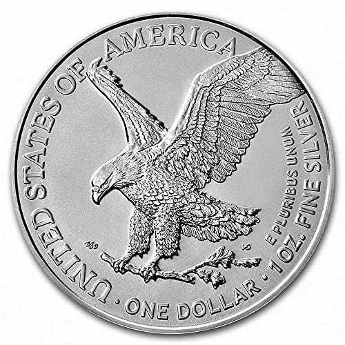 2023 - Американски Сребърен Орел в Юбилейна Держателе Долара Монетния двор на САЩ, Без да се прибягва