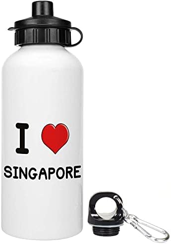 Детска Множество бутилка за вода / напитки Azeeda 400 мл I Love Singapore (WT00054795)