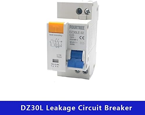 HIIGH 1бр DPN DPNL DZ30L DZ30 Мини Автоматичен прекъсвач изтичане на остатъчен ток, Домакински MCB които се разпределят капацитета