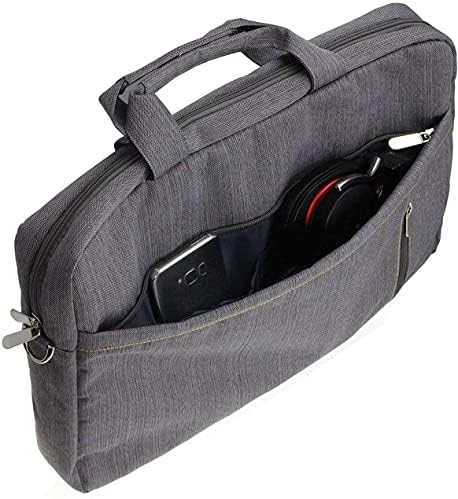 Чанта за пътуване Navitech сива, гладка, водоустойчива - Съвместима с лаптоп HP 15,6 Full HD PC 15s-fq2003sa