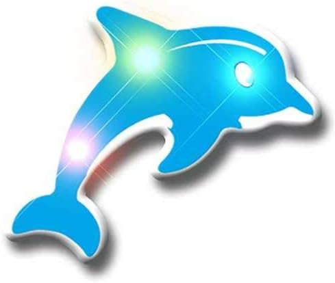Игли за ревери с мигаща светлина за тялото Blue Dolphin от Blinkee