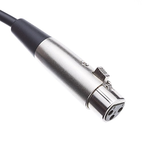 CableWholesale 3-Пинов аудио кабел XLR конектор 1/4 Моно Male, Микрофон, кабел 24 AWG 10 метра