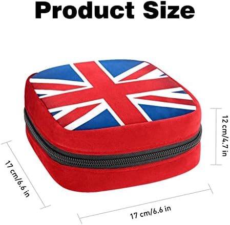 Подарък Чанта, Чанта за Съхранение на Хигиенни Кърпички, Държач за Кърпички, Косметичка, Британски Флаг