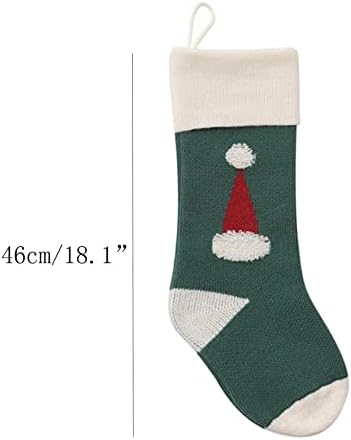 Коледна украса на Коледни Чорапи Подарък пакет Детски Бонбони Домашни Семейни Празници Чорапи за Декорация на Чанта Коледен Чорап Подарък