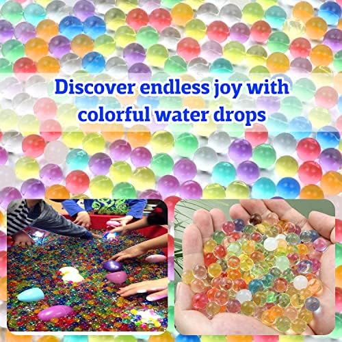 Водни мъниста YOHOSA, (55 000 бр.) Нетоксични цветни водни перли, кристални мъниста за облекчаване на стреса, размерът на топки
