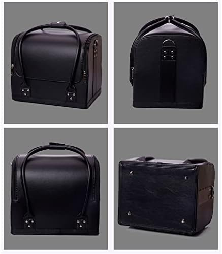 Пътна чанта за козметични инструменти TJLSS, Косметичка, Многопластова Преносима кутия за съхранение на козметика с Голям