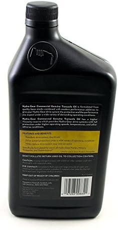 Оригинално търговско трансмисионно масло за трансмисии Hydro-Gear (1 литър - 32 течни унции)