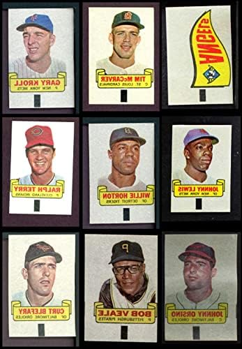 Бейзболен частичен комплект Topps Rub Offs 1966 (Бейзболен набиране) VG/EX+