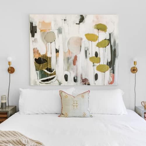 Спално Бельо Almara Home Studio от Чист Египетски памук С много Нишки 1000, Комплект Спално бельо Queen от 4 теми - Бял Цвят