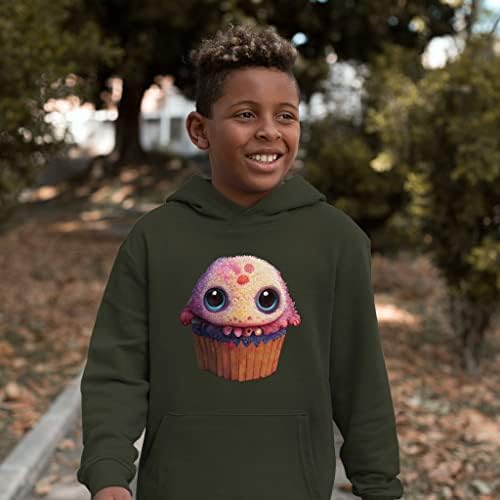Детска hoody с качулка от порести руно с Анимационни чудовище - Zombie Cupcake Kids' Hoodie - Hoody с качулка на Cupcake Monster за деца
