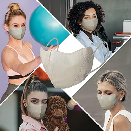 LEORX 3D Охлаждане еднократна маска за лице Японски дизайн-Тънки, меки и удобни, подходящи за вашето лице, Pre>99%