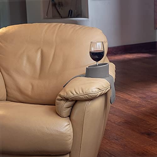 Поставка за чаши AvantEssentials за дивана – Държач за напитки за дивана | Побира Чаши за вино, Чаши и Бирени бутилки, Консервни кутии, Тънки