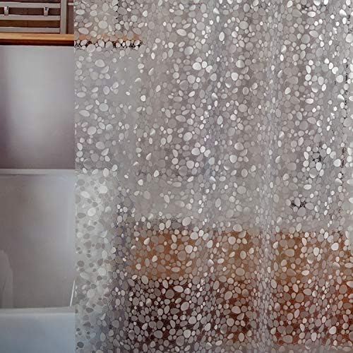 Водоустойчива душ Завеса за душ от EVA с Дебелина 8 Г, Плътна Завеса за Душ с Сверхпрочными 3 Долните Магнити, Душ-Панел за Душ кабини, Вани,