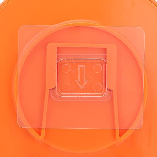 Държач за съхранение на сешоар HEIMP Стенен Лигав, сгъваем Органайзер за баня за повечето марки и размери на скоби за сешоар (в оранжев цвят)