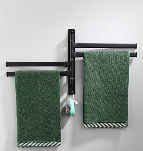 Закачалка за кърпи ALORE 4 Bar за вашата баня – Компактен 4-рычажный и удобен сгъваем държач за кърпи – Идеално допълнение към декора